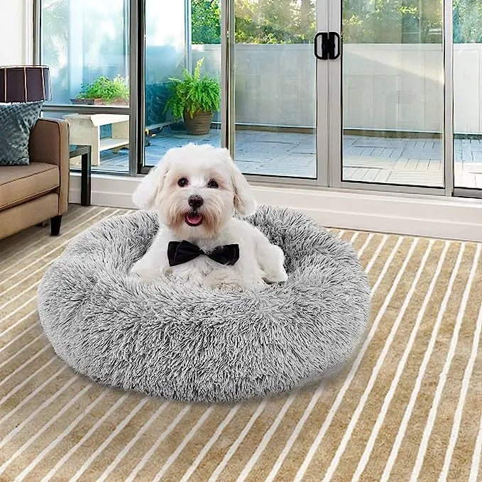 coussin chien Donut | Coussin Donut™ - Gris - Joli Doggy