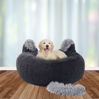 Coussin pour Chien | Coussin Maya™ - Gris Foncé - Joli Doggy